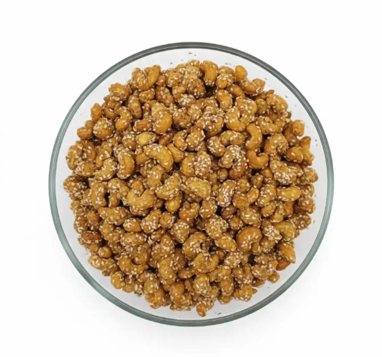 كاجو مع عسل و سمسم