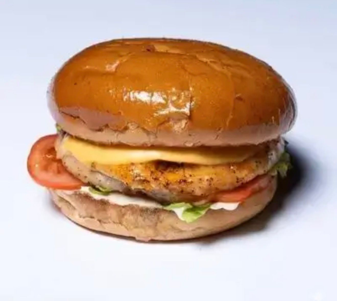 برجر دجاج بالجبنة