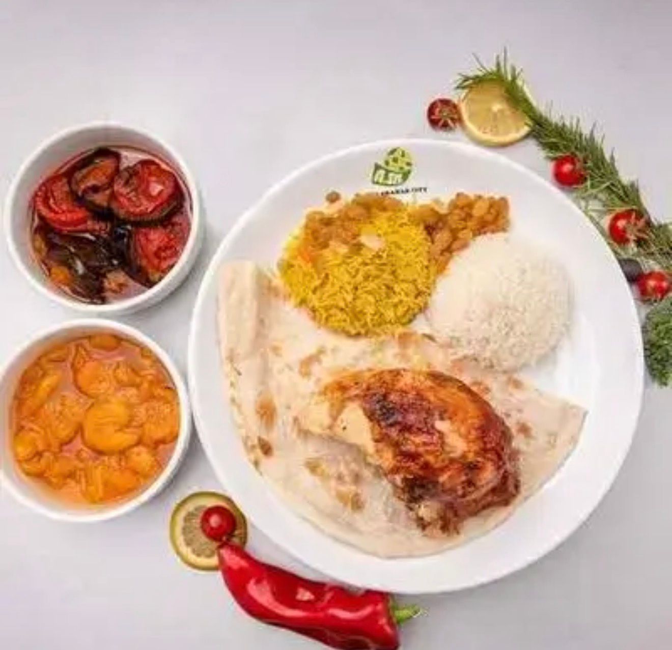 دجاج مع أرز