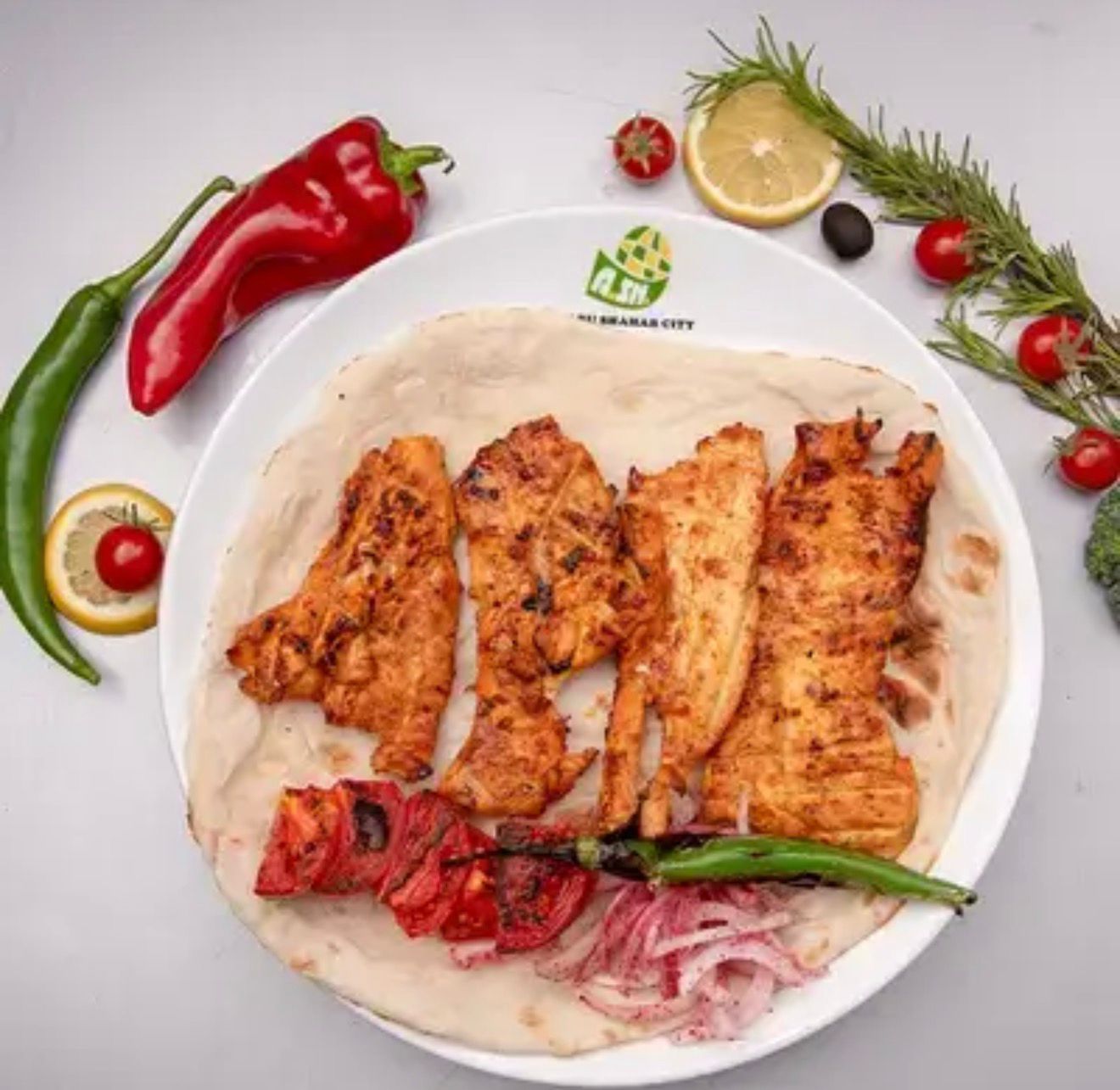 شريحة دجاج مشوية