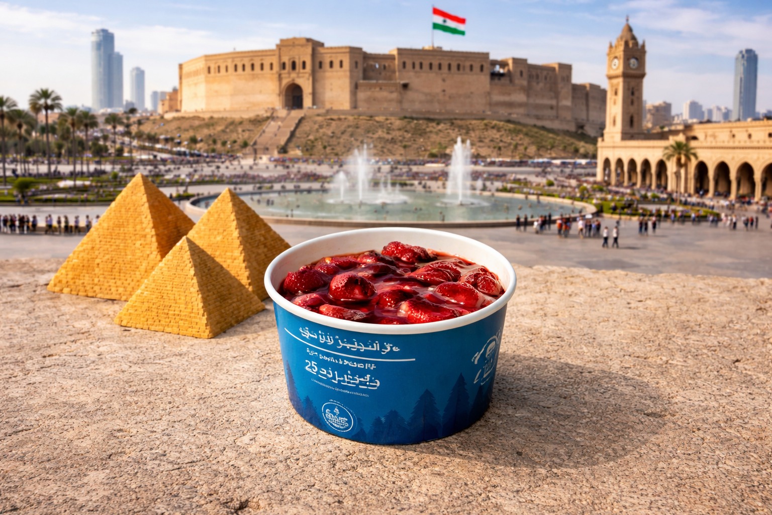 ترند لندن فراولة نوتيلا