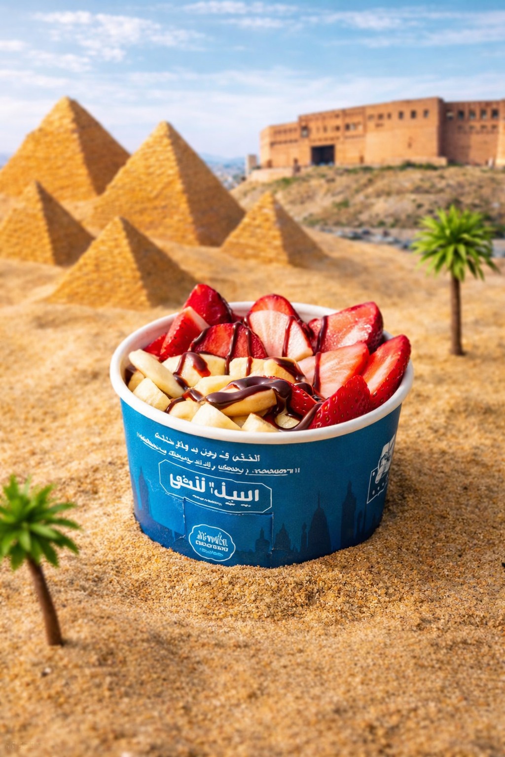 ترند لندن فراولة موز نوتيلا