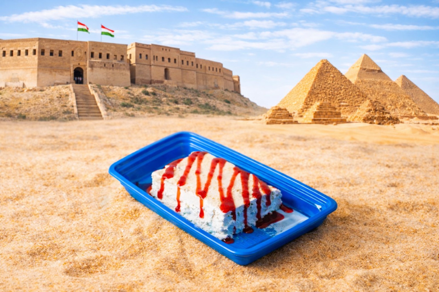 قشطوطة موز كراميل