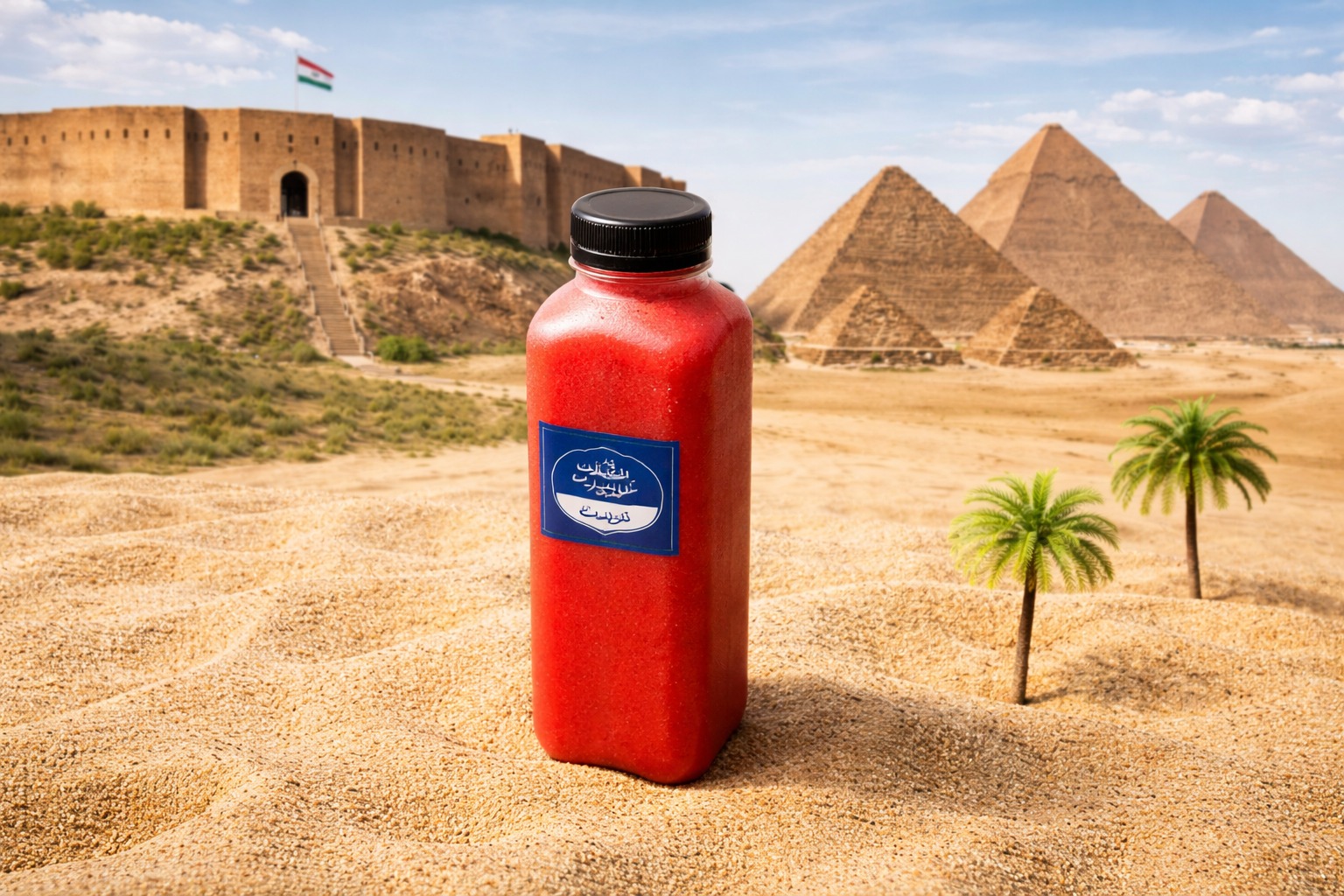 عصير فراوله