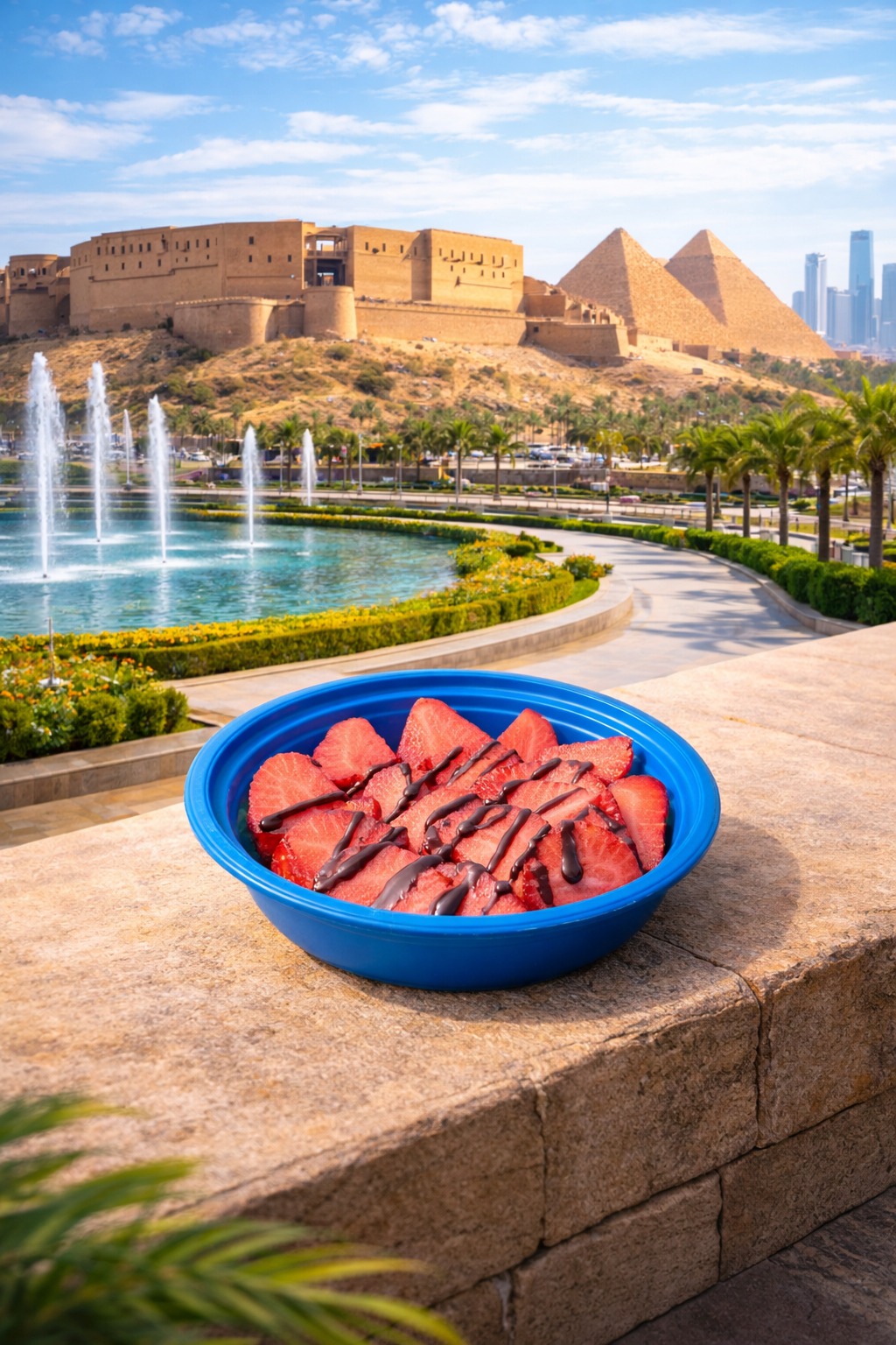 رز بالبن فراولة نوتيلا