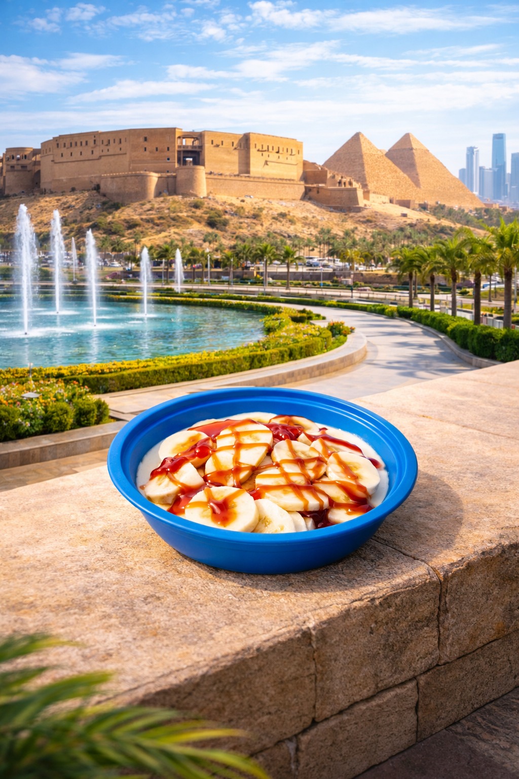 رز بالبن موز كراميل