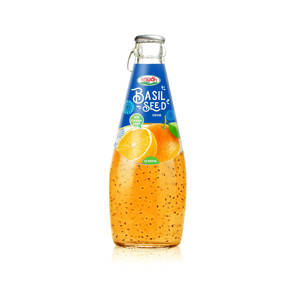 Mihan Basil Seed Drink Orange 300mi