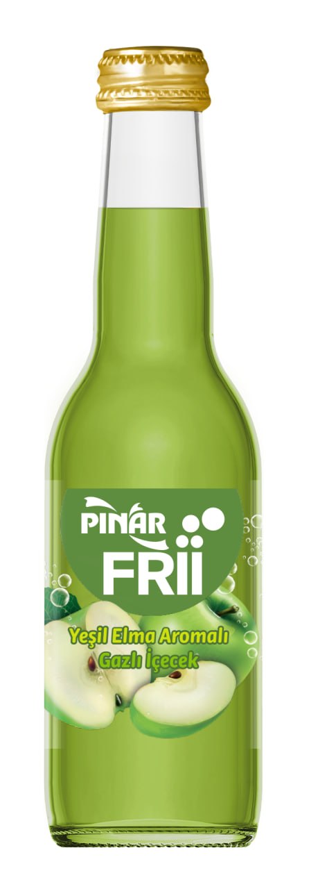 Pinar Frii Green Apple Sparkling Drink 250ml