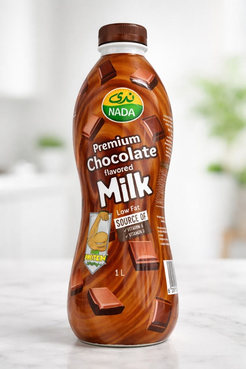 Nada Premium Chocolate Flavored Milk Low Fat 1L