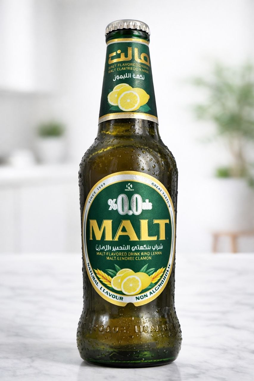 Malt 0.0% Lemon Non-Alcoholic Malt Drink 330ml