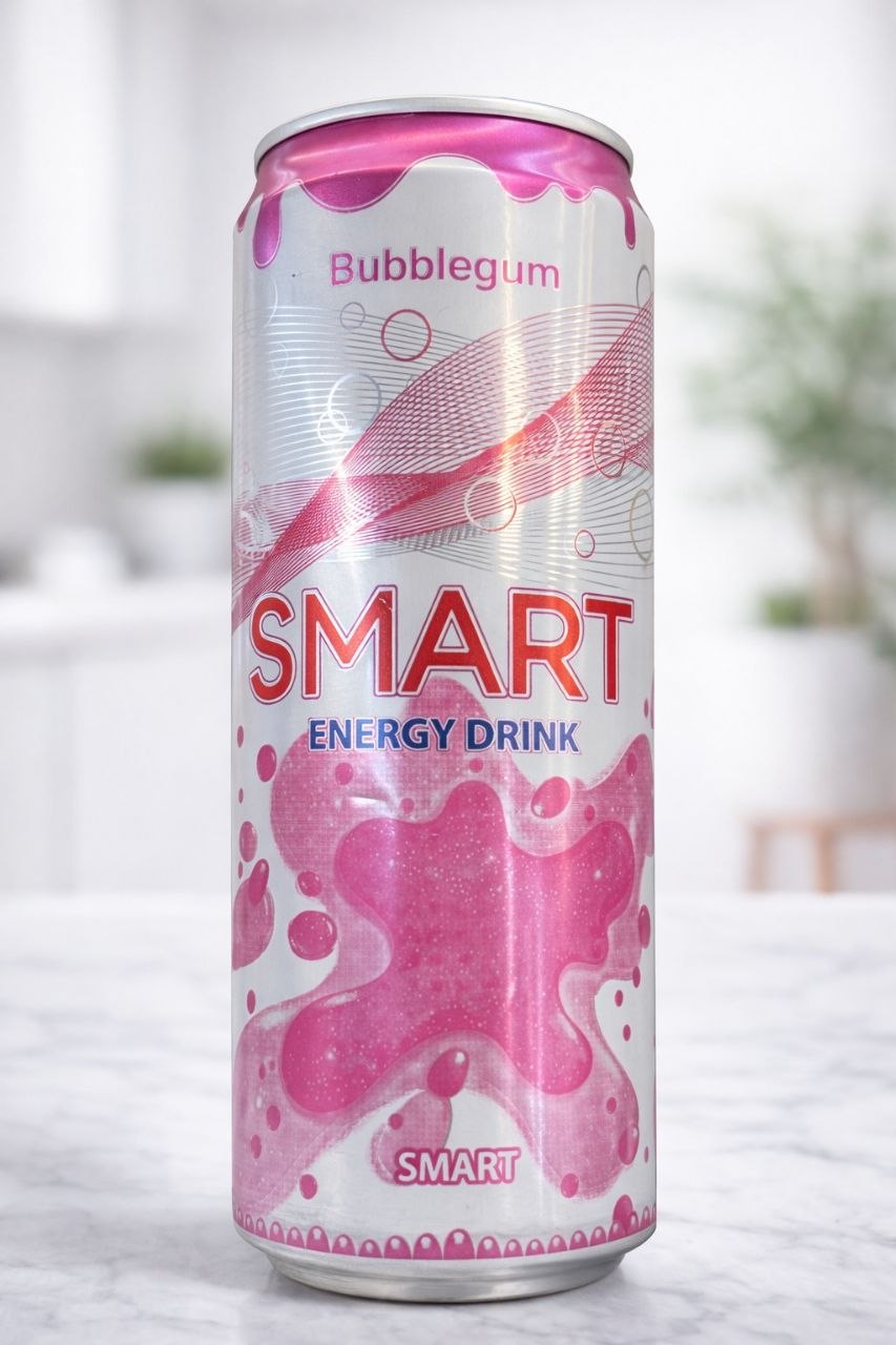 Smart Bubble Gum Energy Drink 330ml