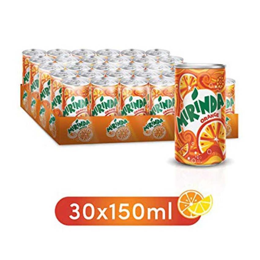 Mirinda Orange Mini Can Pack 30x150ml