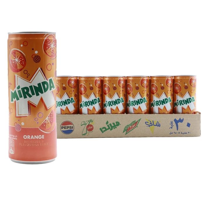 Mirinda Orange Can Pack 30x250ml