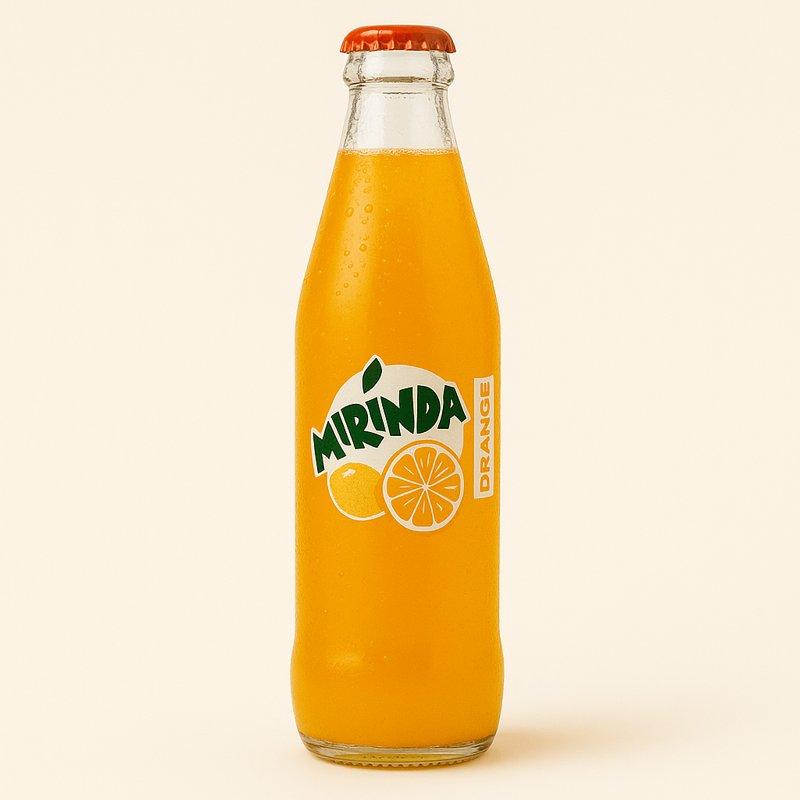 Mirinda Orange Carbonated Drink Glass Bottle 250ml