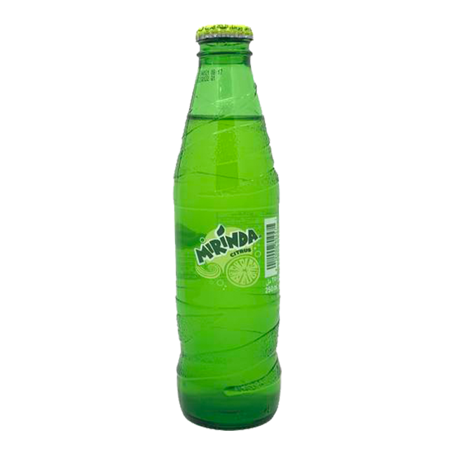 Mirinda Citrus Carbonated Drink Glass Bottle 250ml