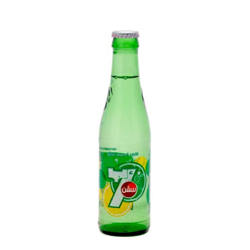 7UP Lemon Carbonated Drink Glass Bottle 250ml