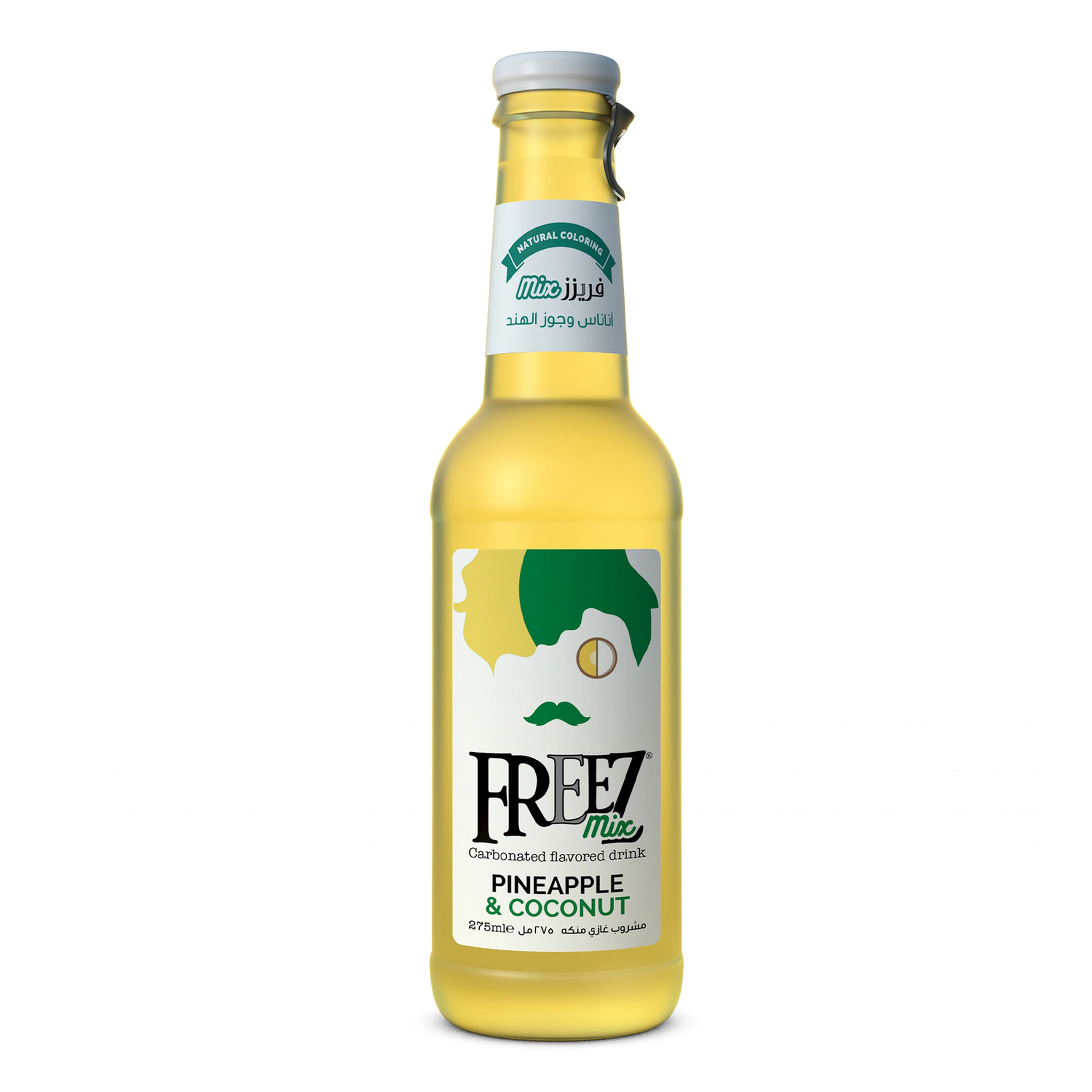 Freez Mix Pineapple & Coconut Carbonated Drink 275ml