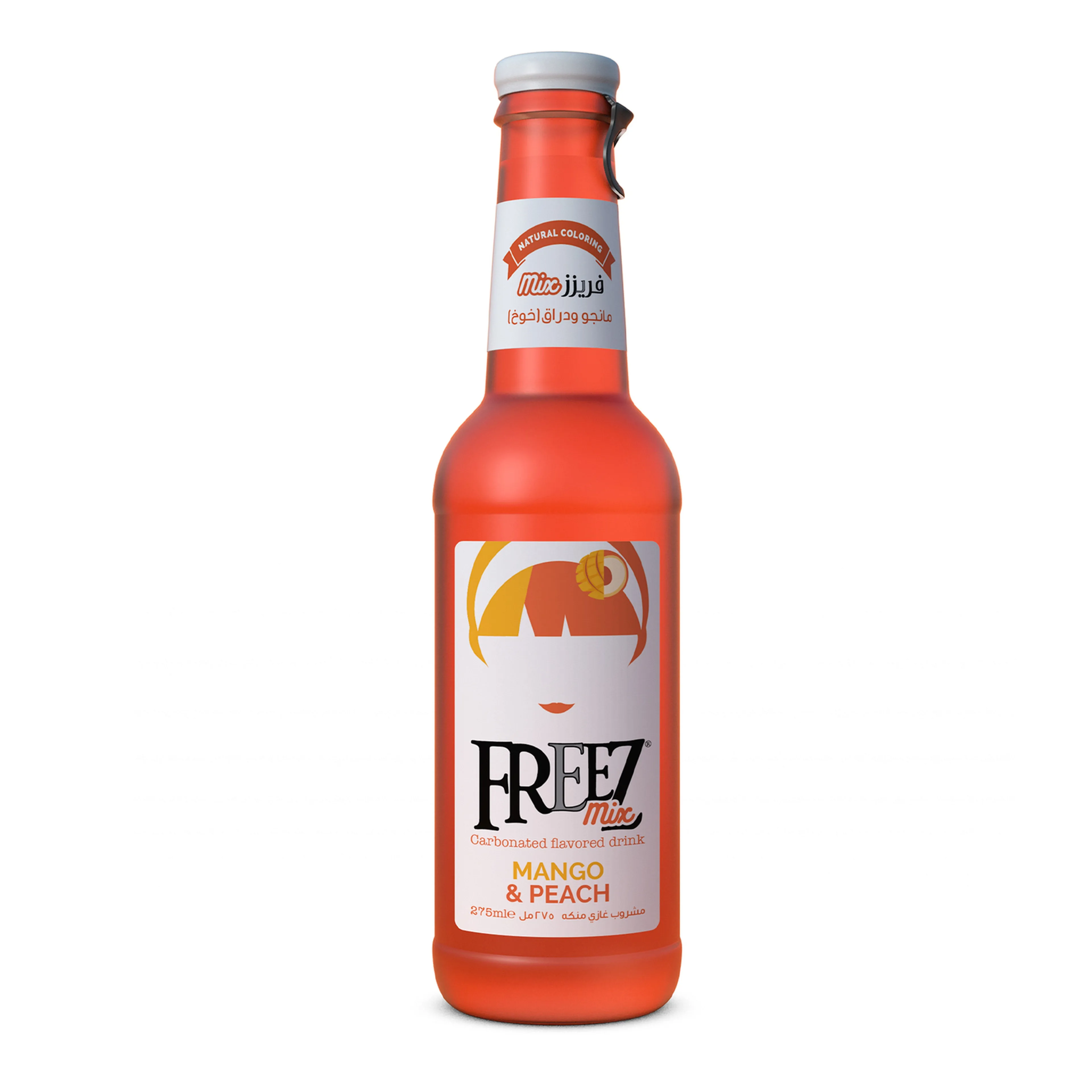 Freez Mix Mango & Peach Carbonated Drink 275ml