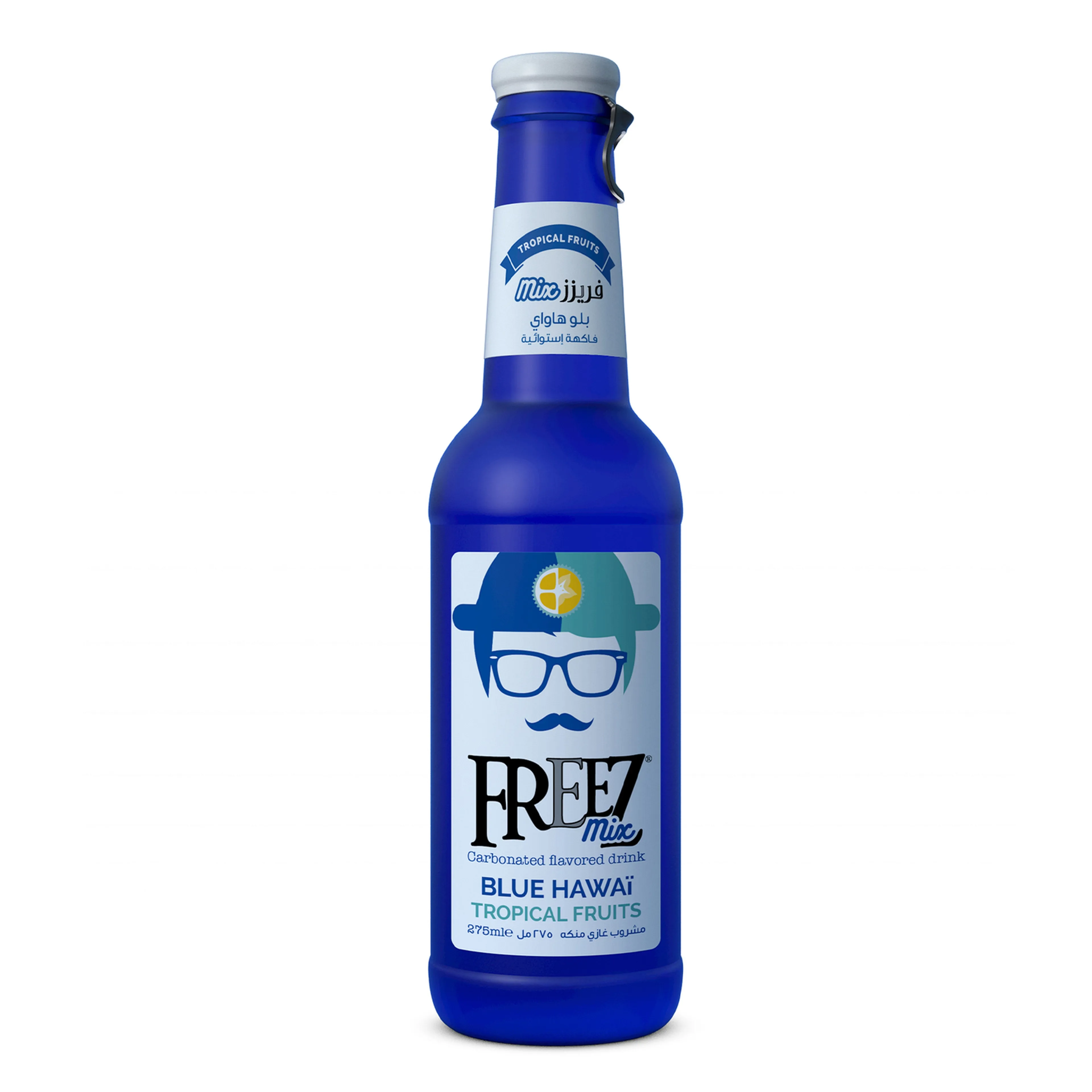 Freez Mix Blue Hawaii Tropical Fruits CaFrrbonated Drink 275ml