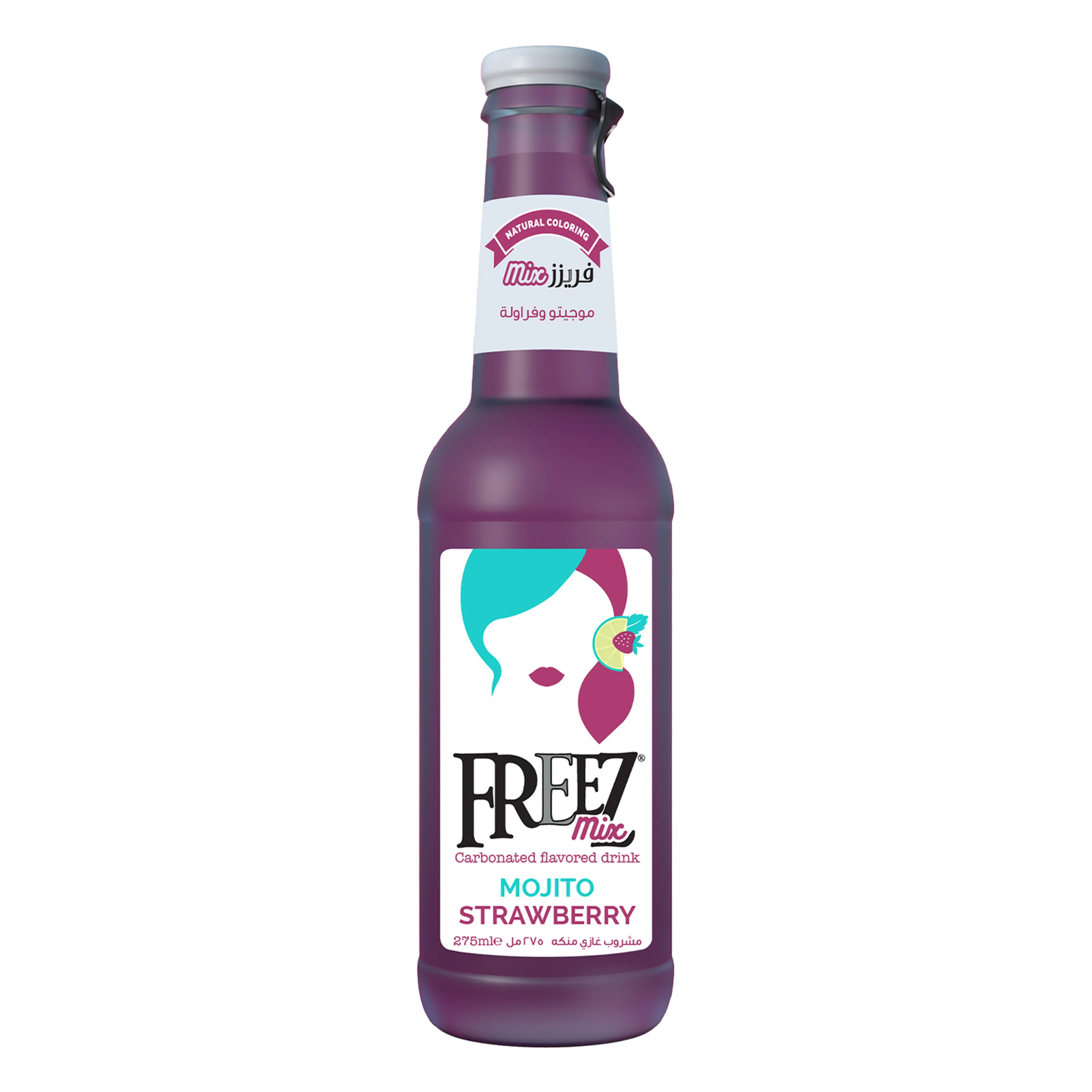 Freez Mix Mojito Strawberry Carbonated Drink 275ml