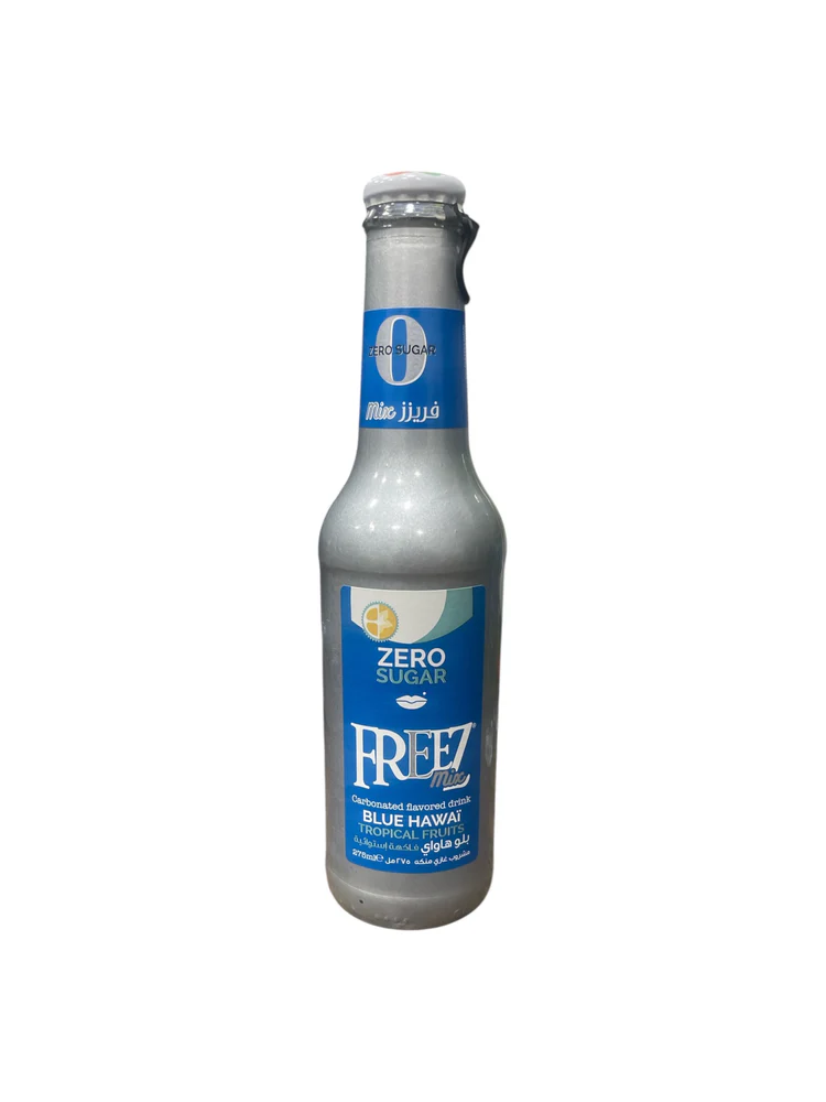 Freez Mix Blue Hawaii Tropical Fruits Zero Sugar Carbonated Drink 275ml