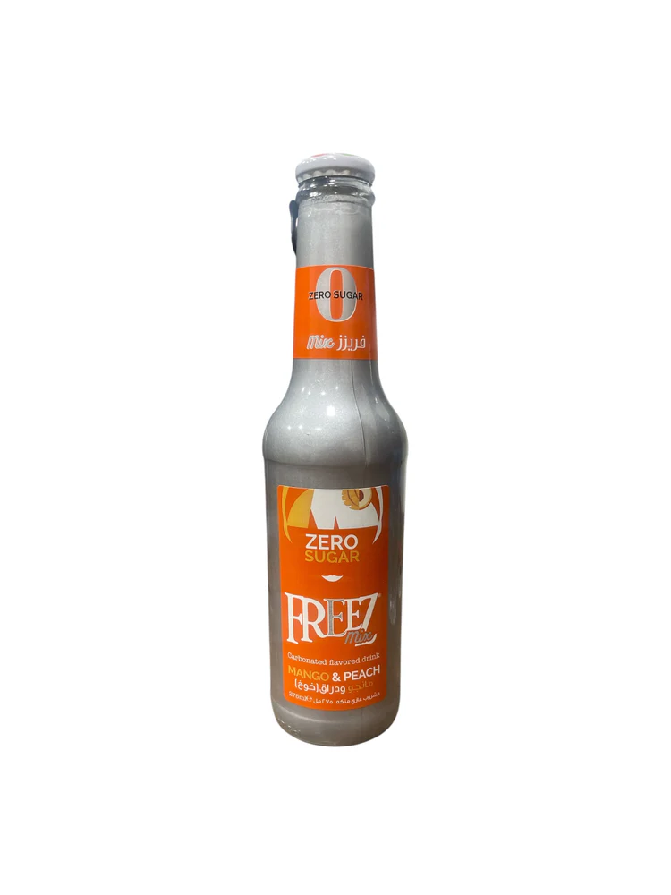 Freez Mix Zero Sugar Mango & Peach Carbonated Drink 275ml