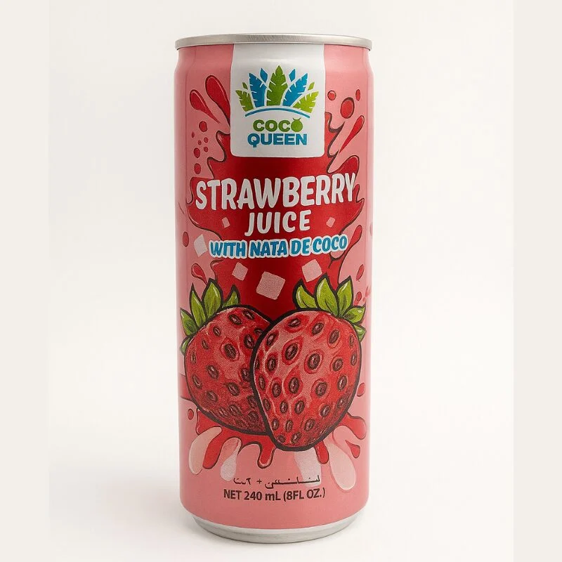 Coco Queen Strawberry Juice with Nata de Coco 240ml