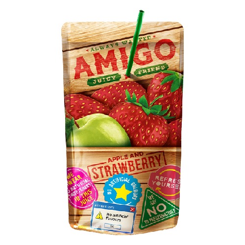 Amigo Apple and Strawberry200ml