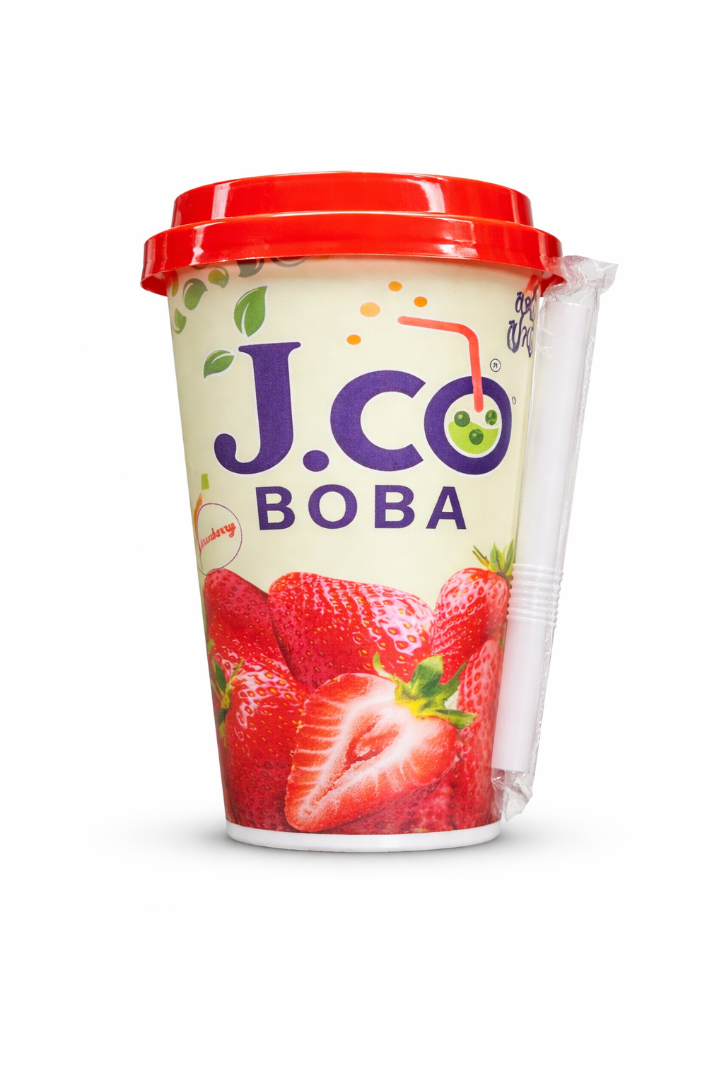 J.CO Boba – Strawberry Flavor  260 ml