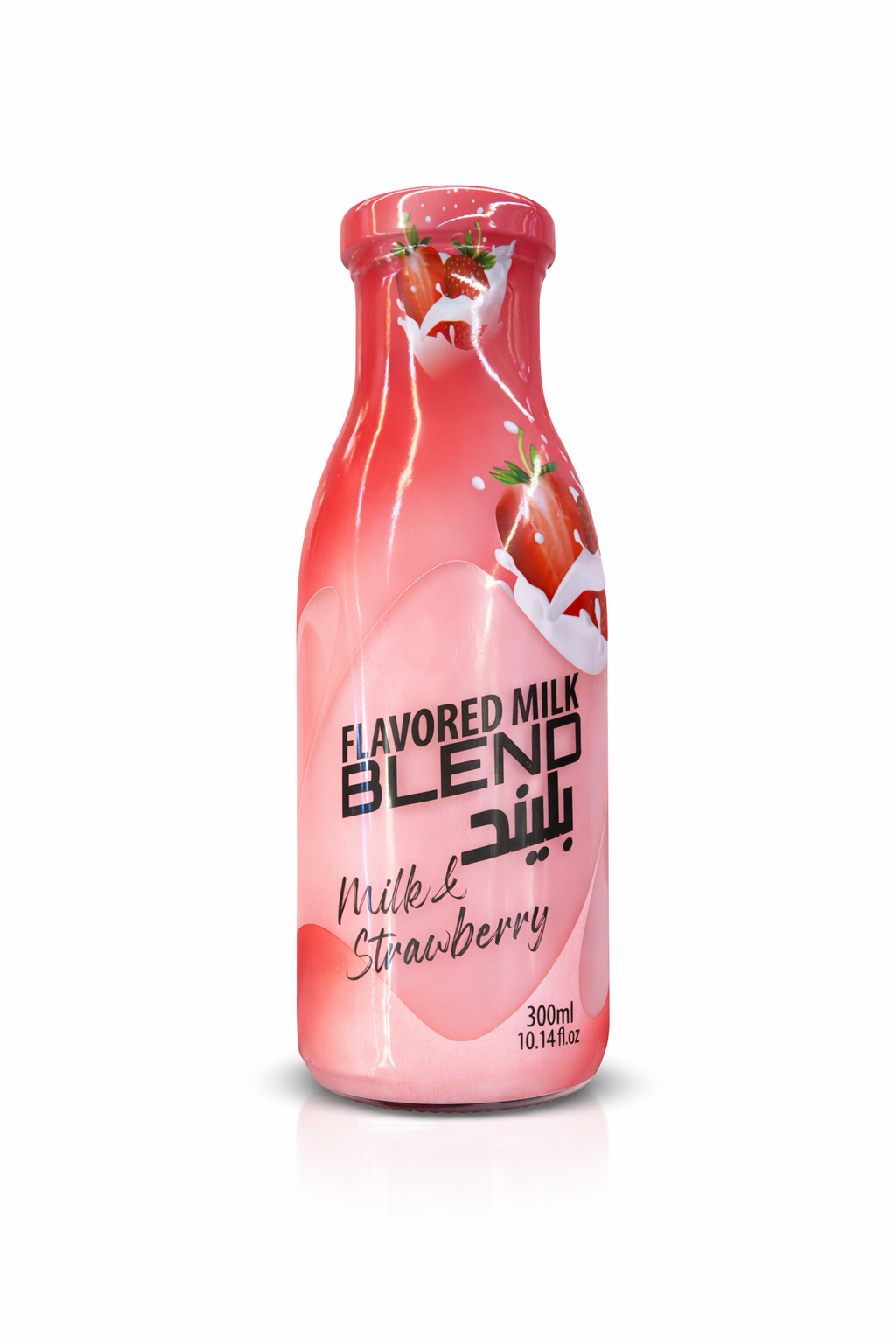 Flavored Milk Blend – Milk & Strawberry (300 ml)
