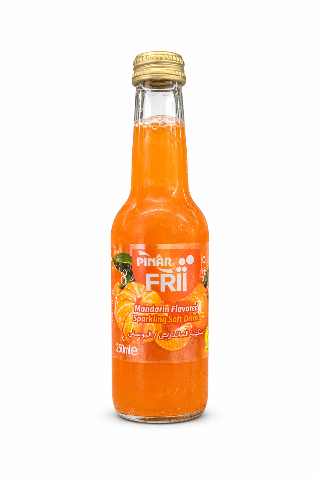 Pınar FRII – Mandarin Flavored Sparkling Soft Drink (250ml)