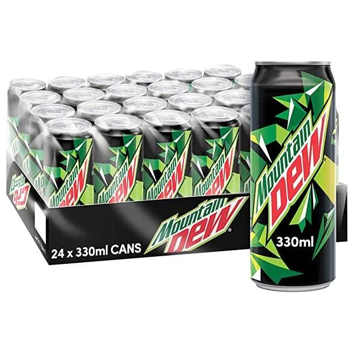 Mountain Dew  Can Pack 24x330ml