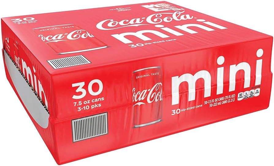 Coca-Cola Mini Can Pack 30x185ml
