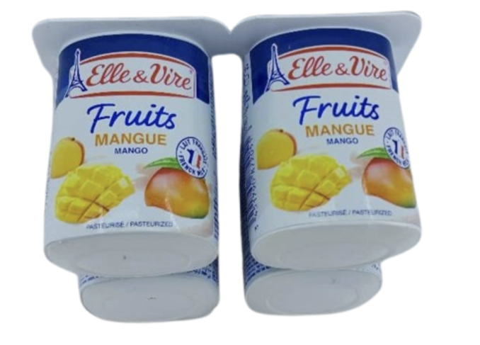 Elle & Vire Mango Yogurt 4x125g (500g)