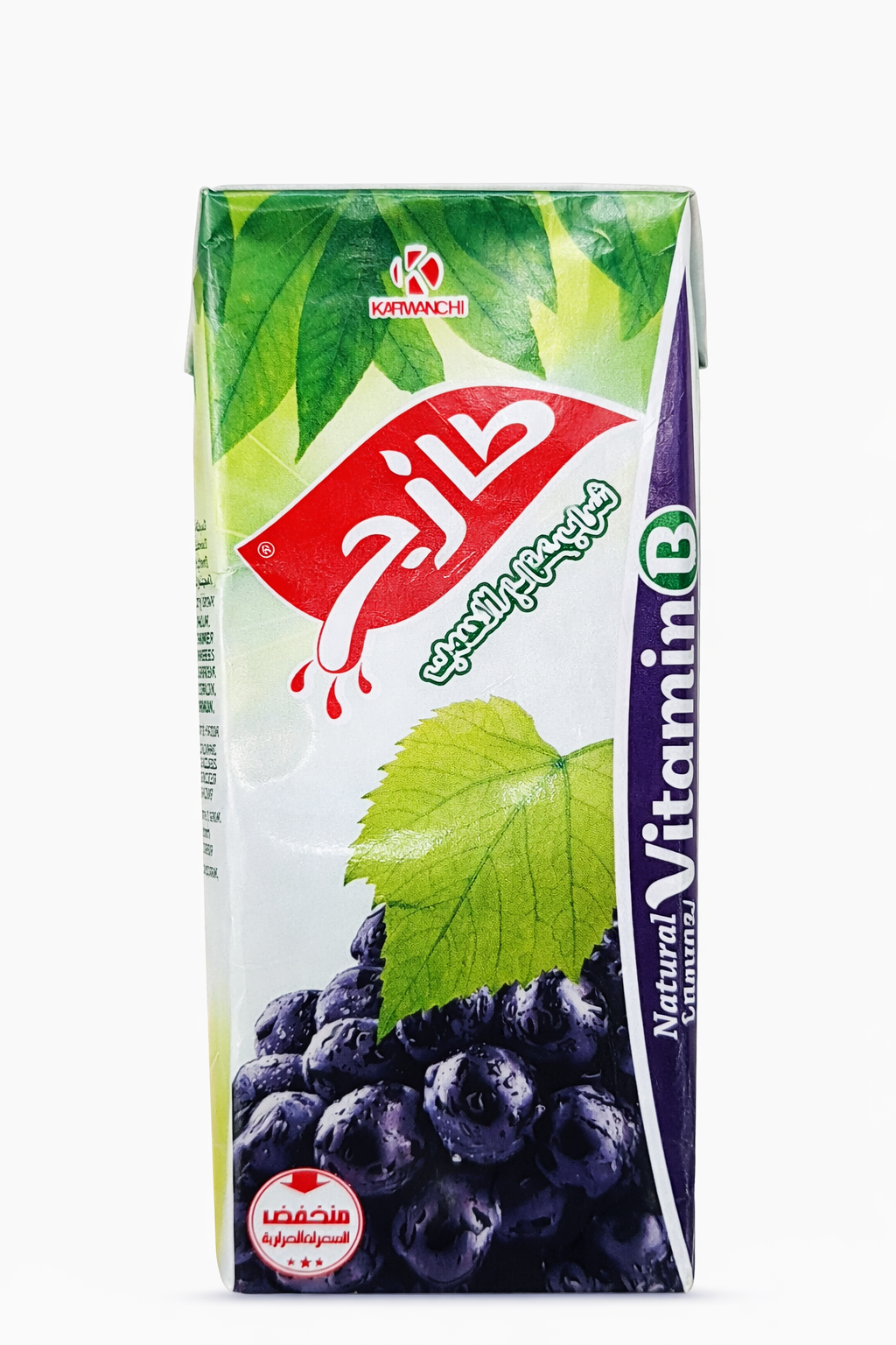 Tazech Natural Vitamin B Grape Drink 200ml