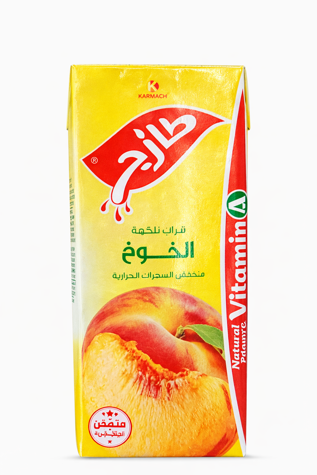 Tazech Natural Vitamin Peach Drink 200ml