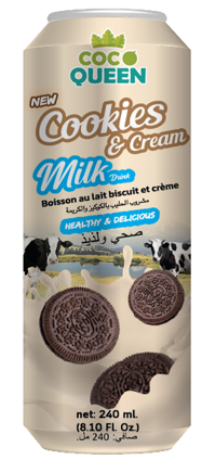 Coco Queen Cookies & Cream Milk Drink 240ml