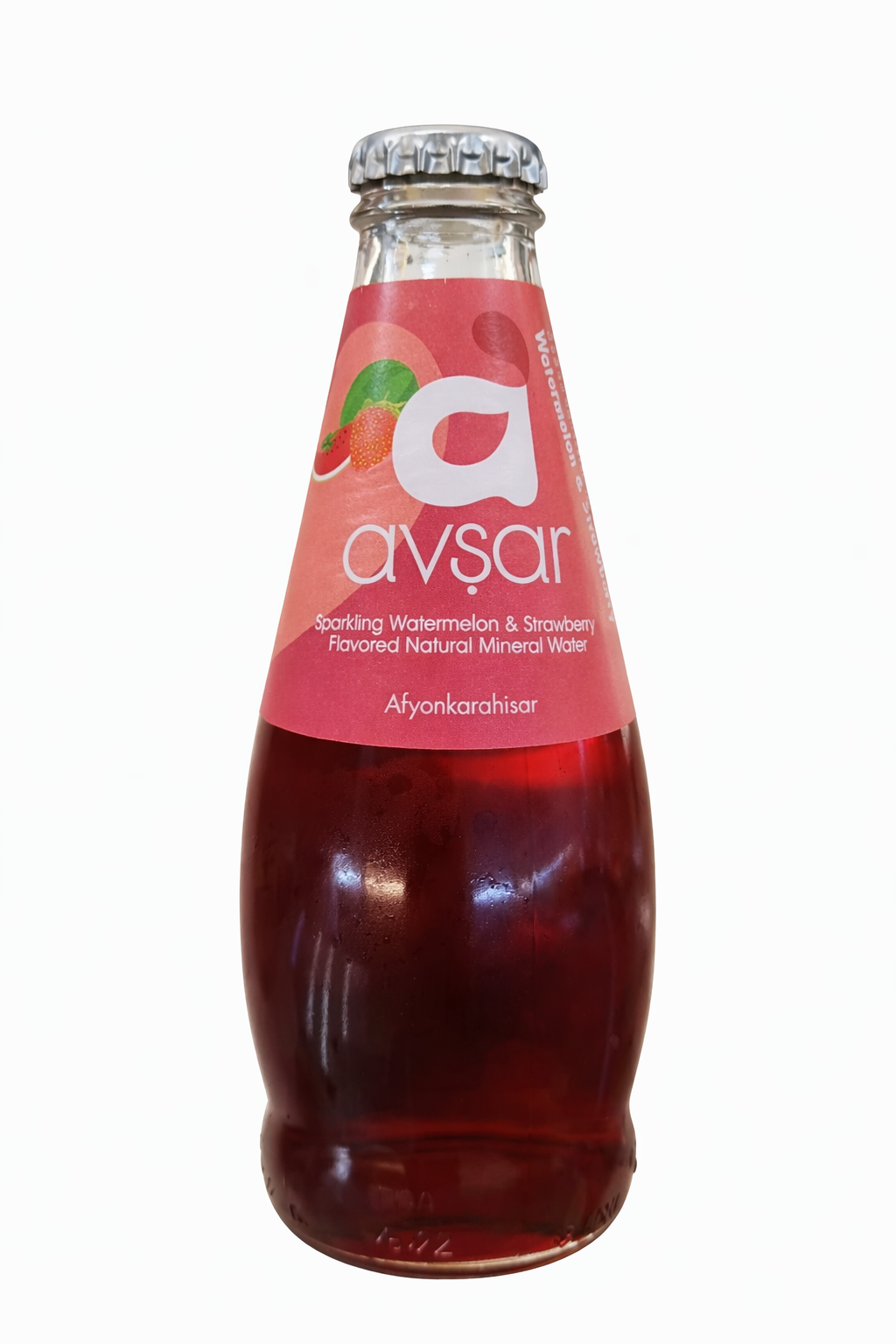 Avşar Sparkling Watermelon & Strawberry Flavoured Mineral Water 200ml