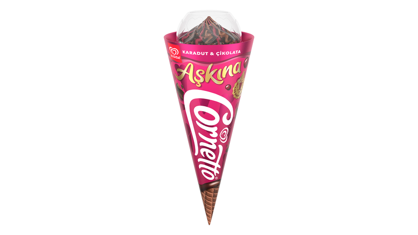 Algida Cornetto Aşkına Black Mulberry & Chocolate