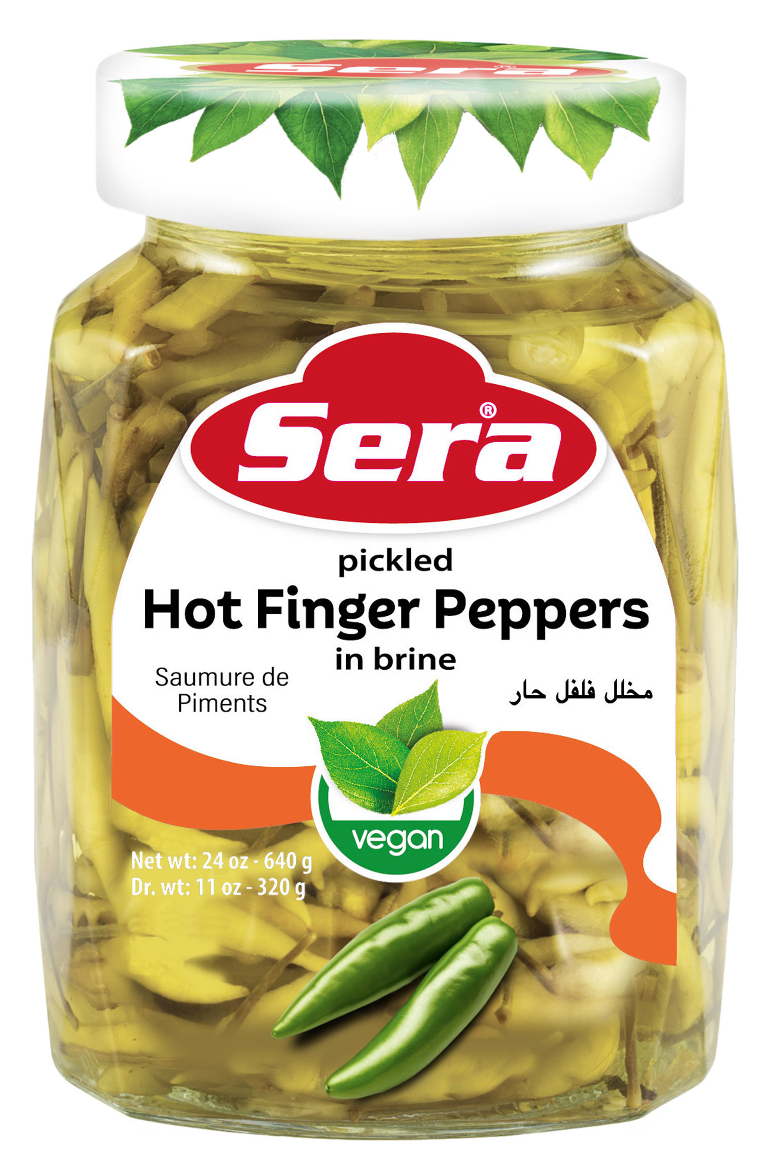 Sera Pickled Hot Peppers in Brine