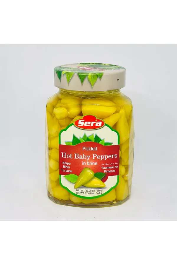 Sera Pickled Hot Baby Peppers in Brine500g