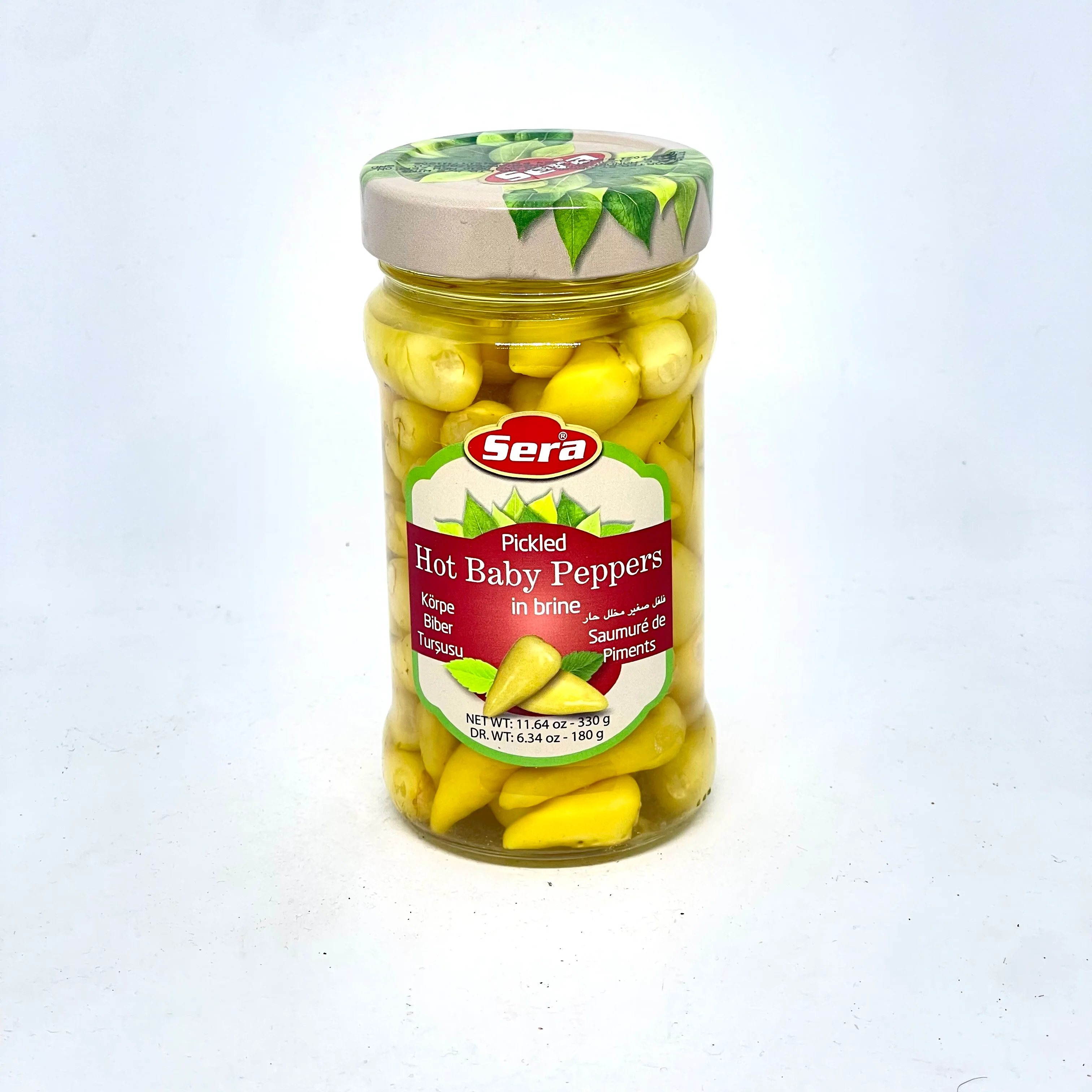 Sera Pickled Hot Baby Peppers in Brine