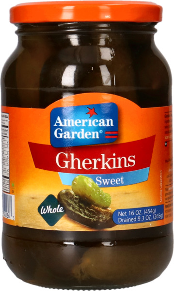 American Garden Whole Sweet Gherkins