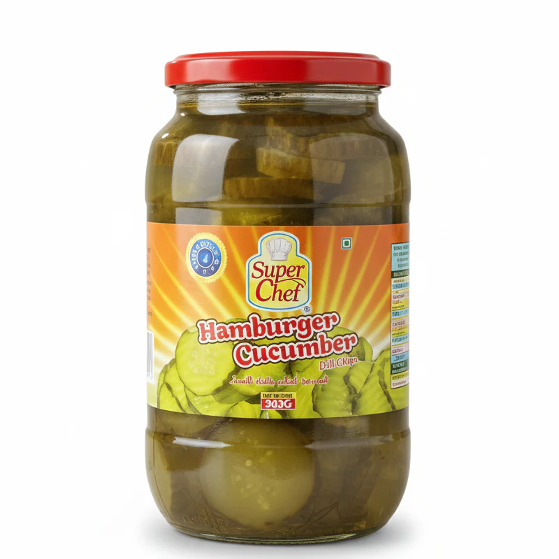Super Chef Hamburger Sliced Dill Cucumbers