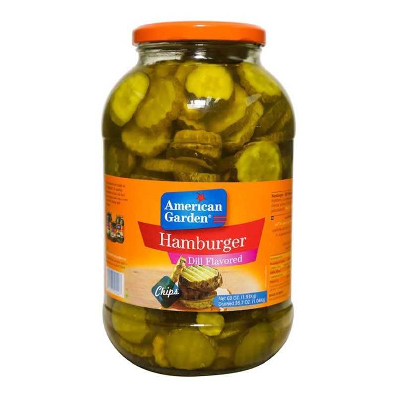 American Garden Hamburger Sliced Dill Pickles