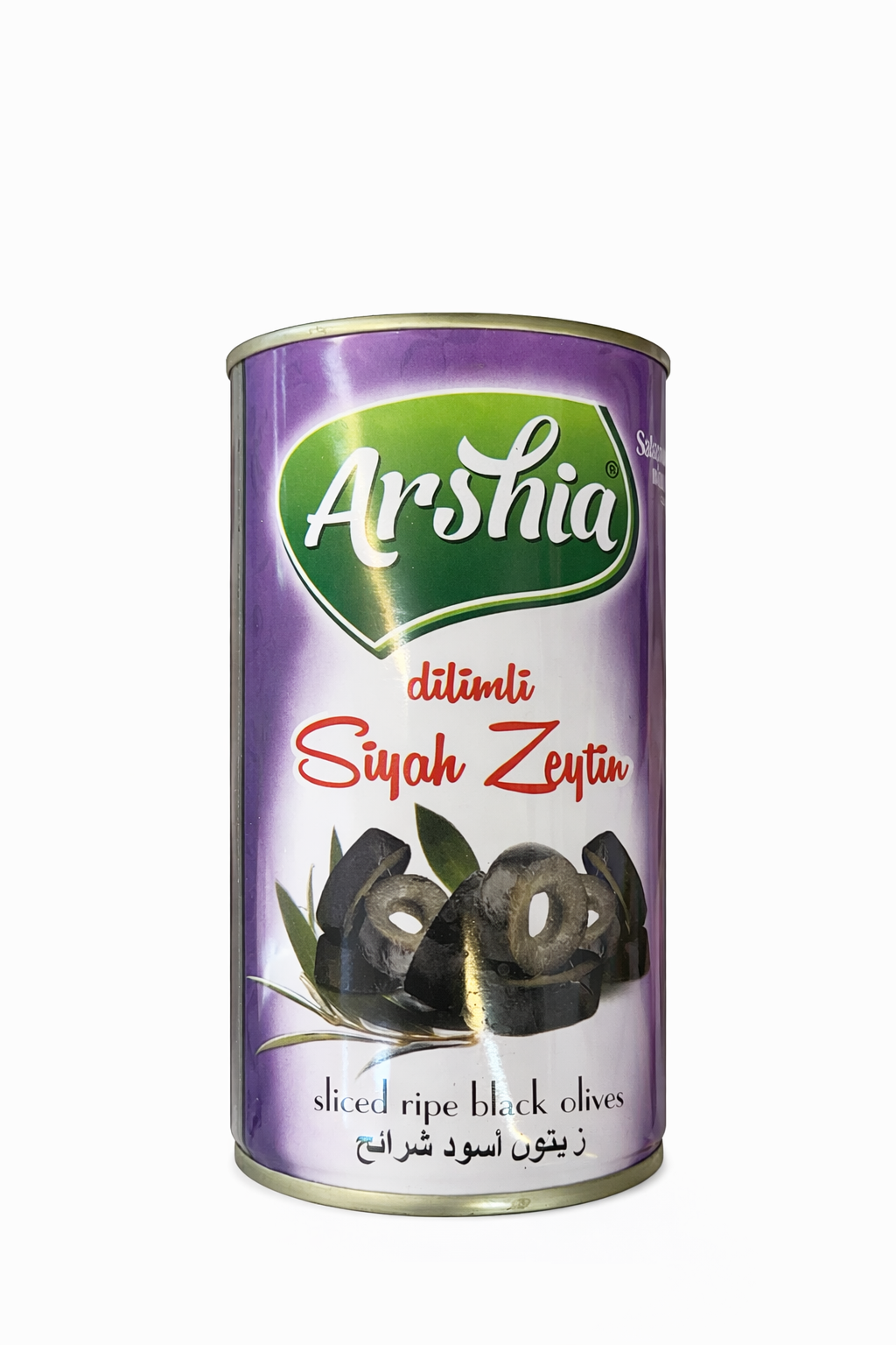 Arshia Sliced Ripe Black Olives
