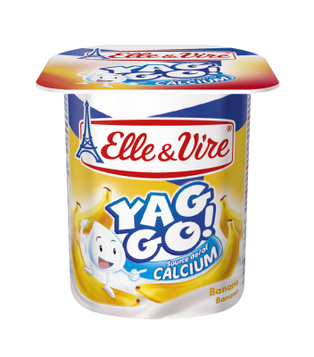 Elle & Vire Yaggo Banana Yogurt 500g