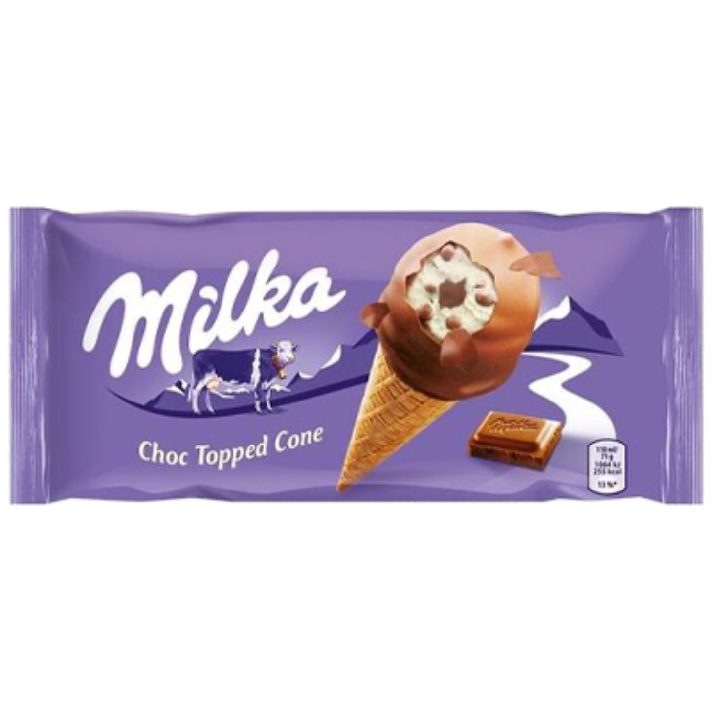 Milka Chocolate Topped Ice Cream Cone (69g / 100ml)