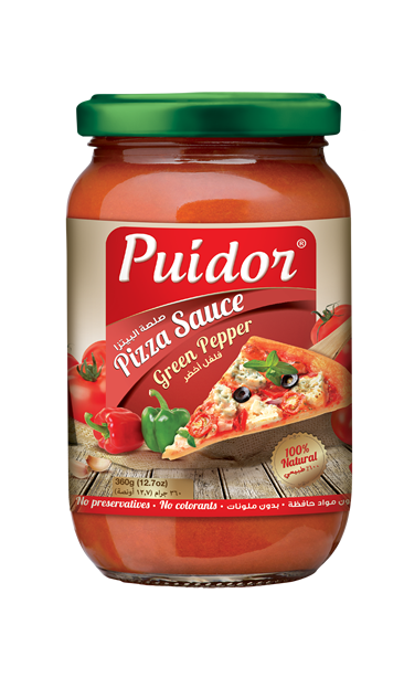 Puidor Pizza Sauce Green Pepper 285g