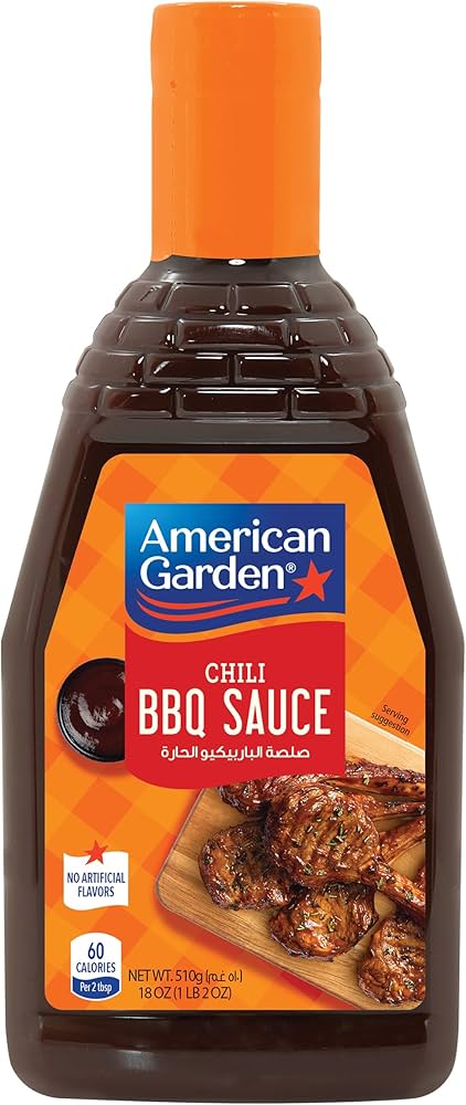 American Garden Chili BBQ Sauce, No artificial flavors510g